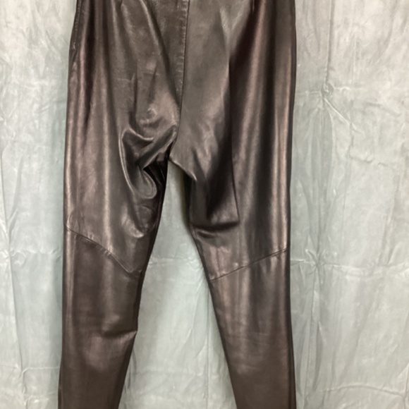 VINTAGE Danier Black Leather Pants - Picture 3 of 10